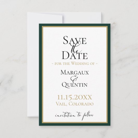 エメラルドの森 貴重なお知らせ 案内状 (正面)