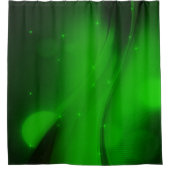 エメラルドの波 シャワーカーテン (正面)