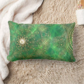 エメラルドの海枕の下 ランバークッション (ブランケット)