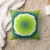 エメラルドの渦 クッション (ブランケット)