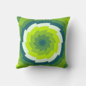 エメラルドの渦 クッション (裏面)