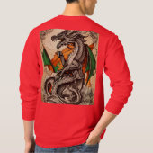 エメラルドの炎の守護者 Tシャツ (裏面)