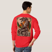 エメラルドの炎の守護者 Tシャツ (裏面フル)