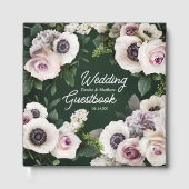 エメラルドの白いアネモネ ゲストブック (正面)