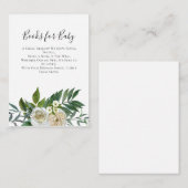 エメラルドの緑の本ベビーカード エンクロージャーカード (正面/裏面)