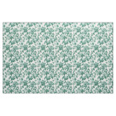 エメラルドの花の蔓トワル ファブリック (ヤード)