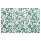 エメラルドの花の蔓トワル ファブリック (ファットクウォーター)