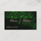 エメラルドの輝きの名刺 名刺 (正面)