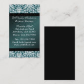 エメラルドの輝きビジネス|大臣カード 名刺 (正面/裏面)