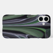 エメラルドの輝き | 美しいグリーンオーロラテクスチャー Case-Mate iPhoneケース (裏面 (横))