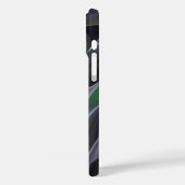 エメラルドの輝き | 美しいグリーンオーロラテクスチャー Case-Mate iPhoneケース (裏面 / 左)