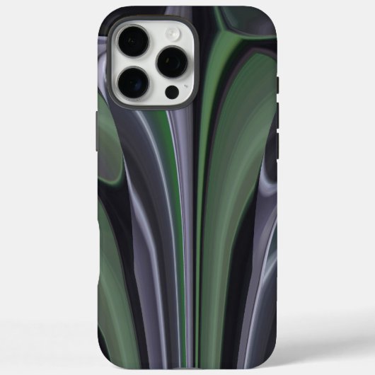 エメラルドの輝き | 美しいグリーンオーロラテクスチャー Case-Mate iPhoneケース (裏面)