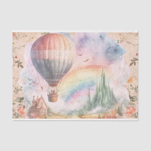 エメラルドの都 – Oz Decopageの紙 薄葉紙 (正面)