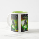 エメラルドはコーヒー・マグを錠剤にします ツートーンマグカップ (正面左)