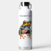 エメラルドアイの雨林カエル ウォーターボトル (正面)