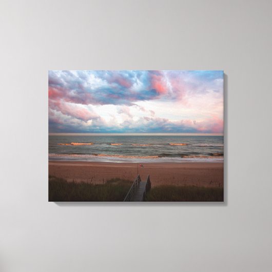 エメラルドアイルサンセット キャンバスプリント (正面)