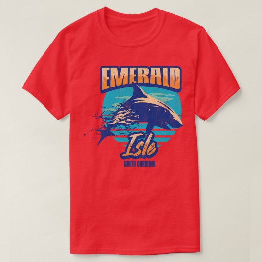 エメラルドアイルノースオリナシャーク Tシャツ (デザイン正面)