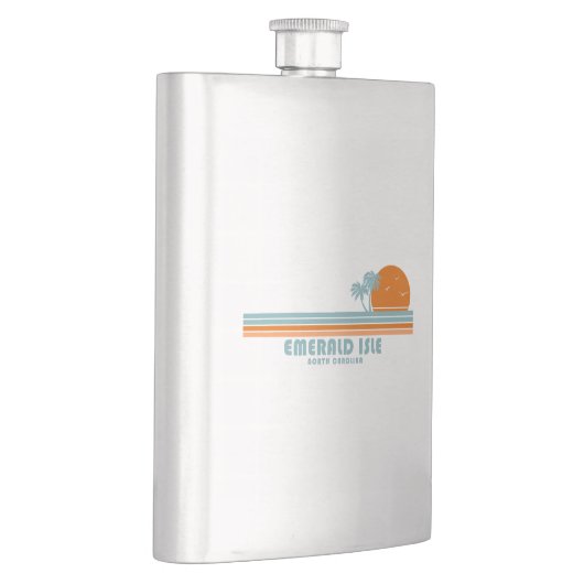 エメラルドアイルノースカロライナのサンパームツリーズ フラスク (右)