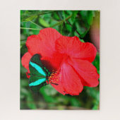 エメラルドアゲハチョウバタフライ。 ジグソーパズル (縦)