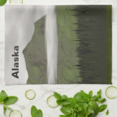 エメラルドアラスカ キッチンタオル (折り畳み)