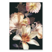 エメラルドアンティークヴィンテージウェディングテーブル番号 テーブルナンバー (裏面)