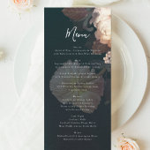 エメラルドアンティークヴィンテージウェディングメニュー メニュー