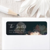 エメラルドアンティークヴィンテージウェディング差出人住所 ラベル (インサイチュ)