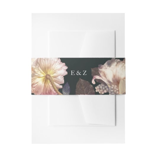 エメラルドアンティークヴィンテージウェディング 招待状ベリーバンド (正面例)