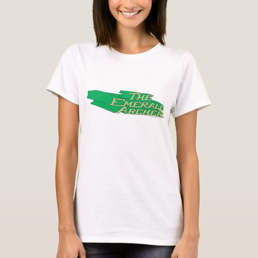 エメラルドアーチャーロゴ Tシャツ (正面)