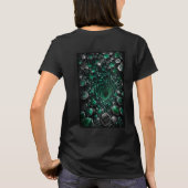 エメラルドインフィニティポータルTシャツ Tシャツ (裏面)
