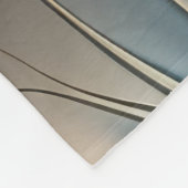 エメラルドウィスパー – ティール(緑がかった色)と金ゴールド抽象芸術アート フリースブランケット (角)