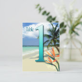 エメラルドウォーターズテーブルカードNo. 1 | アクア ポストカード (スタンド正面)