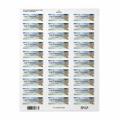 エメラルドウォーターズトロピカルビーチハワイジャマイカ ラベル (フルシート)