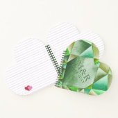 エメラルドウォーターハート結婚55周年 ノートブック (内部)