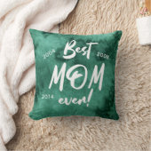 エメラルドウォーター最高のカラースプラッシュ母の日 クッション (ブランケット)