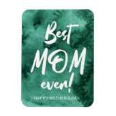 エメラルドウォーター最高のカラースプラッシュ母の日 マグネット (縦)