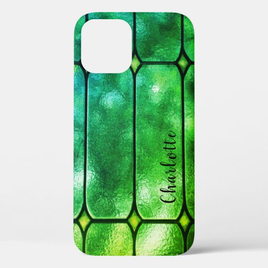 エメラルドウパーソナライズされたィンドウiPhone 12ケース Case-Mate iPhoneケース (裏面)