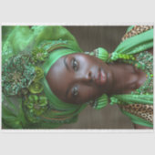 エメラルドエレガンスグリーンフローラヘアドスデクページ 薄葉紙 (正面)