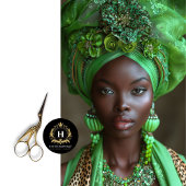 エメラルドエレガンスグリーンフローラヘアドスデクページ 薄葉紙