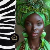 エメラルドエレガンスグリーンフローラヘアドスデクページ 薄葉紙