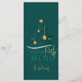 エメラルドエレガントクリスマスツリー メニュー (裏面)