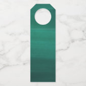 エメラルドエレガントグシンプルリー結婚ング感謝してい・ユーズ ボトルネックタグ (裏面)