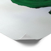 エメラルドエレガントグリーンバラ20テーブル座席表 ポスター (角)