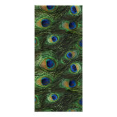 エメラルドエレガントグリーンピーコックラックラックカード ラックカード (裏面)