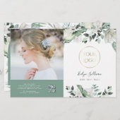 エメラルドエレガントグリーン二折パンフレット (正面/裏面)