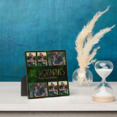 エメラルドエレガントグリーン金ゴールドフレーム6ファミリーフォト フォトプラーク (インサイチュ)