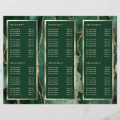 エメラルドエレガントグリーン金ゴールド瑪瑙パンフレット (裏面)