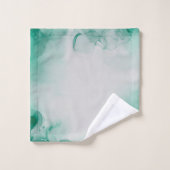 エメラルドエレガントグリーン バスタオルセット (ウォッシュタオル)