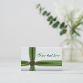 エメラルドエレガントグリーン 名刺 (スタンド正面)