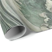 エメラルドエレガントバロックエレガンス ラッピングペーパー (ロールコーナー)